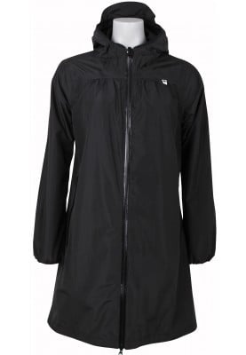 Helen Raincoat Black (w. Black Zipper) van Danefae