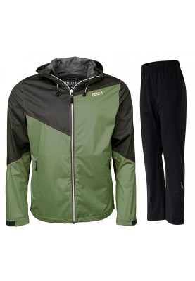 Hydro Green 4-way stretch heren regenpak Liam van Pro-X Elements