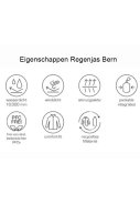 Hydro green ademende heren regenjas Meran van Pro-X Elements 3