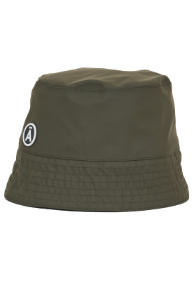 Khaki regenhoed / buckethat Drëpsen van Tänta 