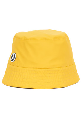 Geel (Spicy Mustar) regenhoed / buckethat Drëpsen van Tänta
