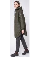 Donkergroene (Khaki) regenjas / regenponcho Sky van Tantä 4
