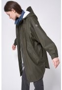 Donkergroene (Khaki) regenjas / regenponcho Sky van Tantä 6