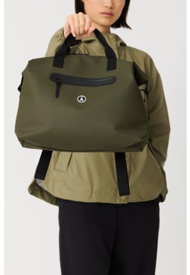 Khaki waterdichte schoudertas Lyra van Tantä