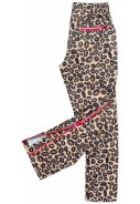 Leopard Kiss duurzame regenbroek van Dripp Rainwear 3