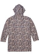 Leopard Kiss duurzame regenponcho en zwarte regenbroek 2