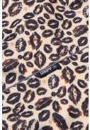 Leopard Kiss duurzame regenponcho en zwarte regenbroek 5