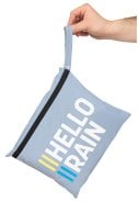 Lichtblauwe regenbroek met volledige rits van Hello Rain 8