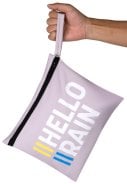 Licht roze regenbroek met volledige rits van Hello Rain 3