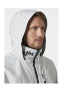 Licht grijze heren regenjas Crew van Helly Hansen 3
