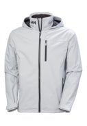 Licht grijze heren regenjas Crew van Helly Hansen