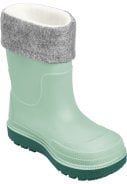 Licht groen gevoerde kinder regenlaarzen van Playshoes