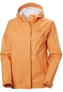 Oranje dames regenjas Loke Jacket 2.0 van Helly Hansen