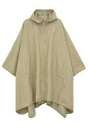 Licht groene (Elm) regenjas / poncho Vesi van Tantä