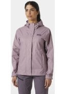 Licht paarse dames regenjas Loke Jacket 2.0 van Helly Hansen 3
