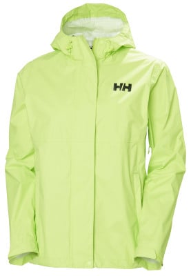 Licht groene dames regenjas Loke Jacket 2.0 van Helly Hansen