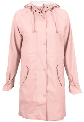 Licht roze damesregenjas / parka Mizzle