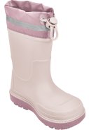 Licht roze gevoerde kinder regenlaarzen van Playshoes