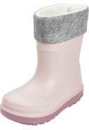 Licht roze gevoerde kinder regenlaarzen van Playshoes 2