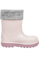 Licht roze gevoerde kinder regenlaarzen van Playshoes 4