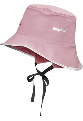 Licht roze kinder regenhoed fleece gevoerd van Playshoes