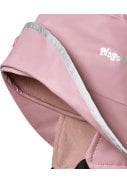 Licht roze kinder regenhoed fleece gevoerd van Playshoes 4