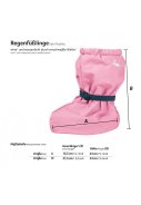 Licht roze kinder regenoverschoen met fleece gevoerd van Playshoes 2