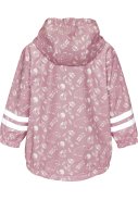 Licht roze Forest Animals regenpak met fleece gevoerd van Playshoes 3