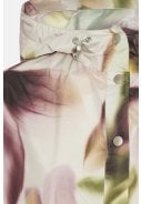 Light Photoristic Flower regenponcho met mouwen van Ilse Jacosen 8