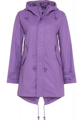 Lila dames regenjas / parka HafenCity® van BMS