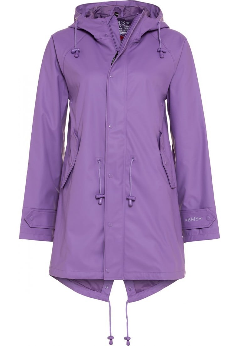 Lila regenjas / parka HafenCity® van BMS - Dames