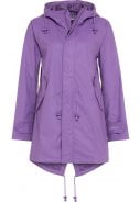 Lila dames regenjas / parka HafenCity® van BMS 1