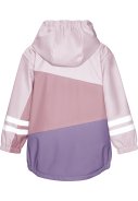 Lila / roze blokkleuren regenjas met fleece gevoerd van Playshoes  3