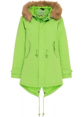 Lime winterjas / parka HafenCity® - SoftLan® + Sorona®