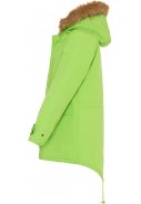 Lime winterjas / parka HafenCity® - SoftLan® + Sorona® 3