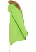 Lime winterjas / parka HafenCity® - SoftLan® + Sorona® 4