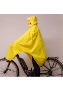 Lowland fietsponcho geel 2