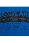Lowland rugzakponcho blauw 5