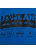 Lowland rugzakponcho blauw 5