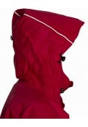 Lowland wandelponcho rood 2