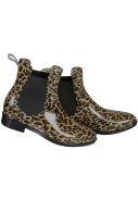 Luipaard print Chelsea enkel regenlaarzen van XQ Footwear 3