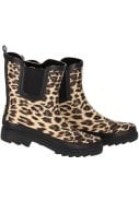 Luipaard print damesregenlaars Chelsea Rubber Rain Boots van XQ 4