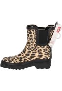 Luipaard print damesregenlaars Chelsea Rubber Rain Boots van XQ 4