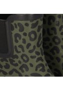 Groene Luipaard print damesregenlaars Chelsea Rubber Rain Boots van XQ 3