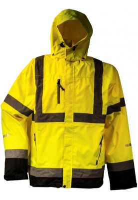 Lyngsøe Rainwear Ademende Shell Regenjas fel geel