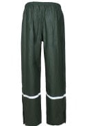 Lyngsøe Rainwear donkergroene regenbroek met reflectie 2