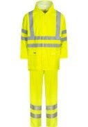 Lyngsøe Rainwear Hi-Vis Regenset fluor geel