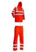 Lyngsøe Rainwear Hi-Vis Regenset fluor oranje 1