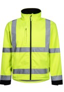 Fluor geel Hi-Vis softshell fluor van Lyngsøe Rainwear  1