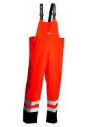 Lyngsøe Rainwear Hi-Vis tuinbroek fluor oranje/marine